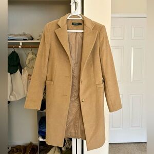 Ralph Lauren Wool Camel Coat